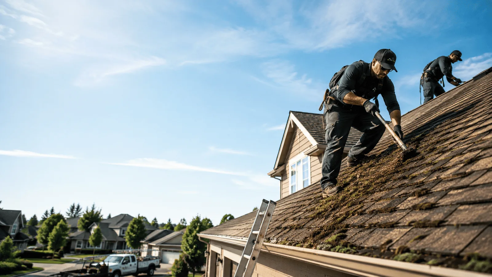 Roof Moss Removal in Vauxhall, NJ near me